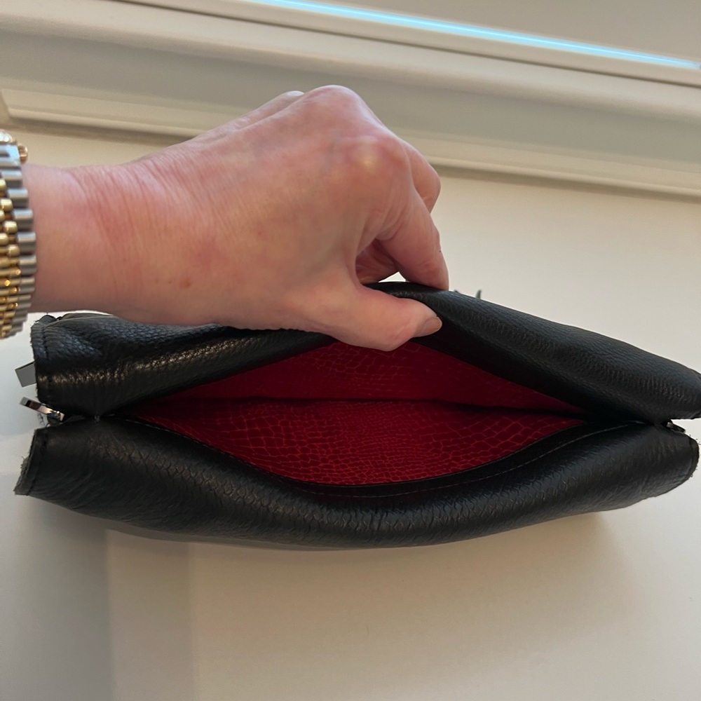 Hammitt Black Croc-Embossed Shoulder Bag - Picture 6 of 10